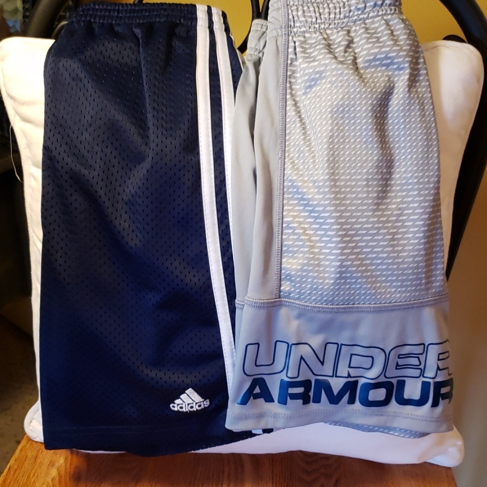⚽️ Adidas and Under Armour Boys Shorts 🏀